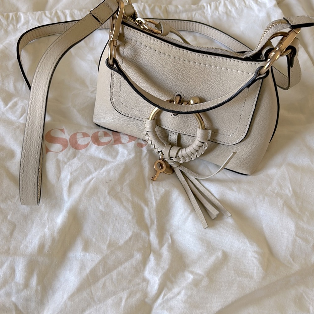 See by Chloe Joan mini beige bag